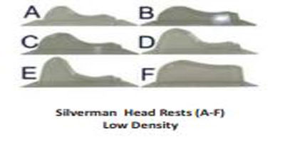 Silverman Head Rests (A‐F) Low Density
